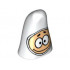 Minifigure, Head Modified Patrick with Spacesuit Pattern: {бял}