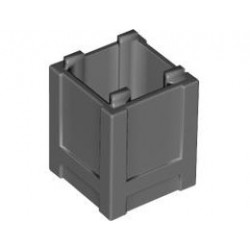 Кутия 2X2x2: {тъмно каменно сив}
