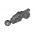 Bionicle Toa Hordika Arm Lower Section with Ball Joint: {тъмно каменно сив}