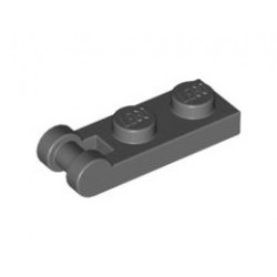 Плочка 1X2 с дръжка Ø3.2: {тъмно каменно сив}