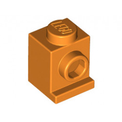 Ъглова тухличка 1X1 : {ярко оранжев}