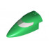 Aircraft Fuselage Forward Top Curved 8 x 16 x 5 with Trans-Black Glass: {тъмно зелен}