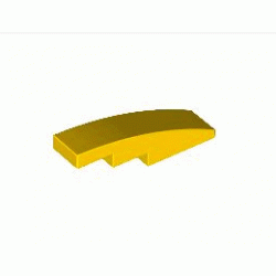 Тухличка с дъга 1X4 : {ярко жълт}