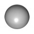 Ball, Hard Plastic 52mm D. (Duplo Ball for Ball Tube): {умерено каменно сив}