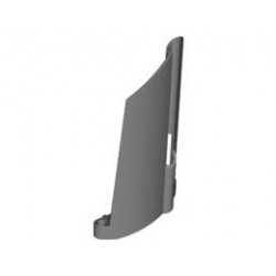Technic, Panel Fairing #21 Large Long, Small Hole, Side B: {тъмно каменно сив}