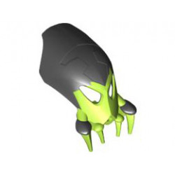 Bionicle Mask Kirop with Black Top: {ярко жълто-зелен}