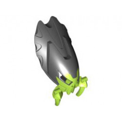 Bionicle Mask Shelek with Black Top: {ярко жълто-зелен}