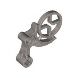 Bionicle Weapon Mistika Nynrah Ghost Blaster Scope with Crosshairs (Toa Gali): {сребрист}