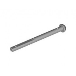 Bar 6L with Round Cap and Partially Flat Shaft: {умерено каменно сив}