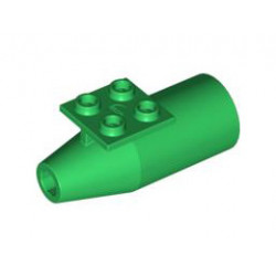 Engine, Smooth Large, 2 x 2 Thin Top Plate: {тъмно зелен}