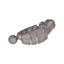 Bionicle Piraka Leg Lower Section with 2 Ball Joints: {сребрист}