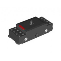 Electric, Train Motor 9V RC Train with Red Stripe Pattern: {черен}