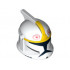 Minifigure, Headgear Helmet SW Clone Trooper with Holes, Clone Pilot Pattern: {бял}