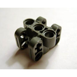 Technic, Axle and Pin Connector Block 3 x 3 x 2 (Linear Actuator Holder): {тъмно каменно сив}