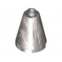 Cone 2 x 2 x 2 - Open Stud: {металическо сребрист}