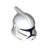 Minifigure, Headgear Helmet SW Clone Trooper with Holes, Standard Pattern: {бял}