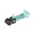 Pneumatic Cylinder with 2 Inlets Small (32mm): {прозрачно светло син}