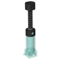 Pneumatic Pump Second Version with Black Top: {прозрачно светло син}