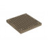 Brick, Modified 12 x 12 with 3 Pin Holes on each Side and Axle Holes in Corners: {пясъчно жълт}