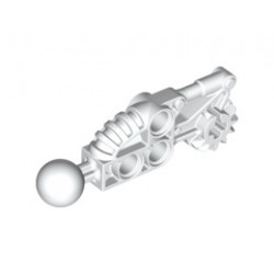 Bionicle Toa Hordika Arm Lower Section with Ball Joint : {бял}