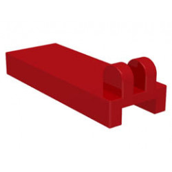 Hinge Tile 1 x 2 1/2 with 2 Fingers on Top: {ярко червен}