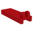 Hinge Tile 1 x 2 1/2 with 2 Fingers on Top: {ярко червен}
