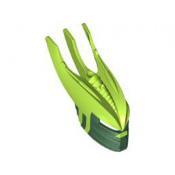 Bionicle Mask Gresh with Marbled Lime Pattern: {земно зелен}