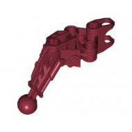 Bionicle Arm / Leg Upper Section (Solek): {нов тъмно червен}