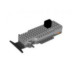 Electric, Motor RC with Steering Mechanism and Receiving Unit, Dark Bluish Gray Base: {умерено каменно сив}