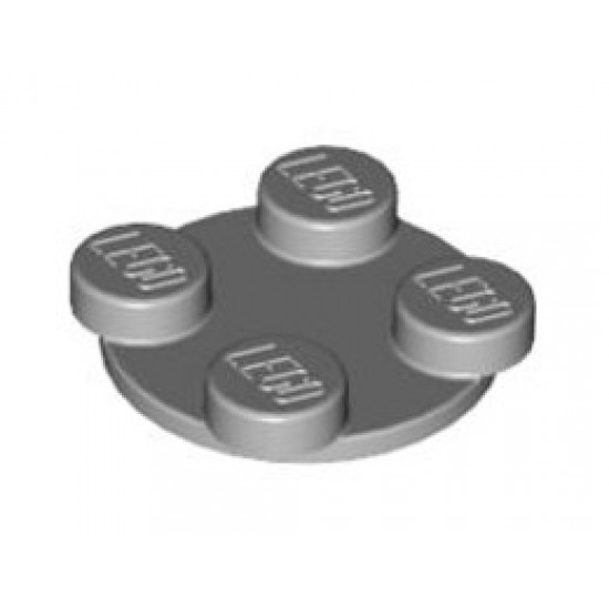 Въртяща се плочка 2X2, горна част : {умерено каменно сив}