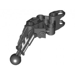 Bionicle Arm / Leg Upper Section (Solek): {черен}