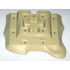 Baseplate, Raised 18 x 22 No Studs Two Level, 11 Holes: {тухлено жълт}