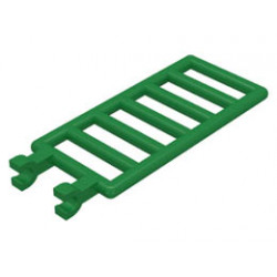 Решетка 1X4x6 с щракалки: {тъмно зелен}