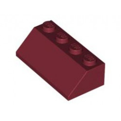 Покривна плочка 2X4/45° : {нов тъмно червен}