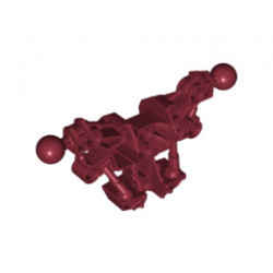 Bionicle Piraka Torso with 2 Ball Joints : {нов тъмно червен}