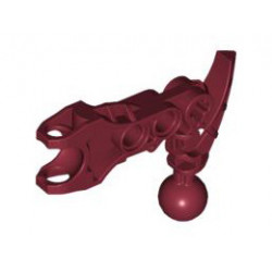 Bionicle Arm Av-Matoran with Ball Joint and Ball Socket: {нов тъмно червен}