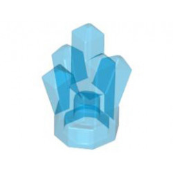Скален кристал, прозрачен: {прозрачно син}
