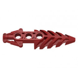Bionicle Foot Visorak with 3 Pin Holes : {нов тъмно червен}