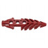 Bionicle Foot Visorak with 3 Pin Holes : {нов тъмно червен}