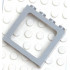 Window 1 x 4 x 3 Train - 2 Hollow Studs and 2 Solid Studs : {умерено каменно сив}
