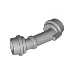 Minifigure, Weapon Lightsaber Hilt Angled: {хромирано сребрист}