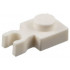 Plate, Modified 1 x 1 with U Clip Thin (Vertical Grip): {бял}