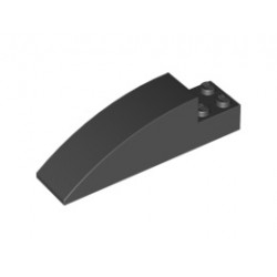 Slope, Curved 8 x 2 x 2 : {черен}