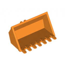 Права лопата 4X6X2 1/3 сврързка/вилка: {ярко оранжев}