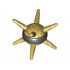 Bionicle Thornax Fruit Spiked Ball with Black Band: {топло златист}