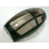 Windscreen 10 x 6 x 3 Bubble Canopy Double Tapered with Dark Green Cockpit Cover Pattern: {прозрачно кафяв}