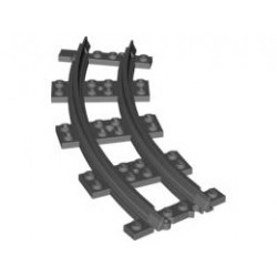 Train, Track Plastic, Narrow, Curve: {тъмно каменно сив}