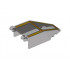 Windscreen 7 x 4 x 1 2/3 with SW Yellow Pattern: {прозрачно кафяв}
