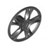Wheel Cover 5 Spoke Thick - for Wheel 56145: {черен}