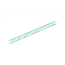 Hose, Ribbed 7mm D. 14L / 11.2cm: {прозрачно светло син}